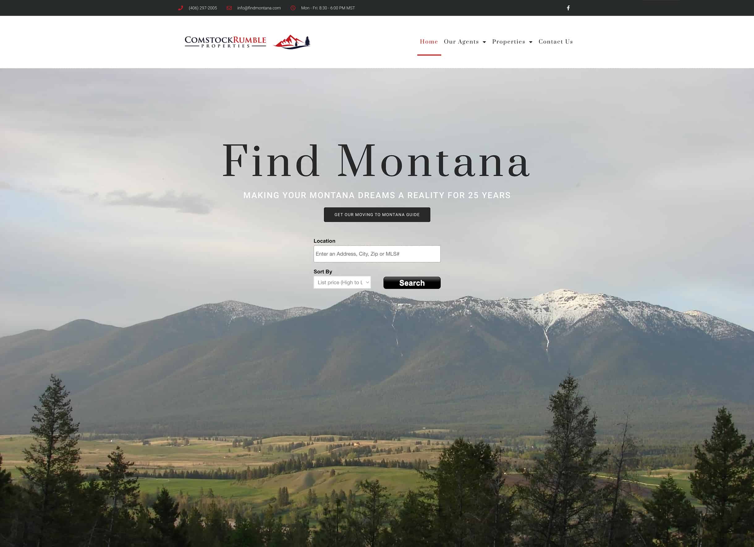 Find Montana Comstock Rumble Real Estate