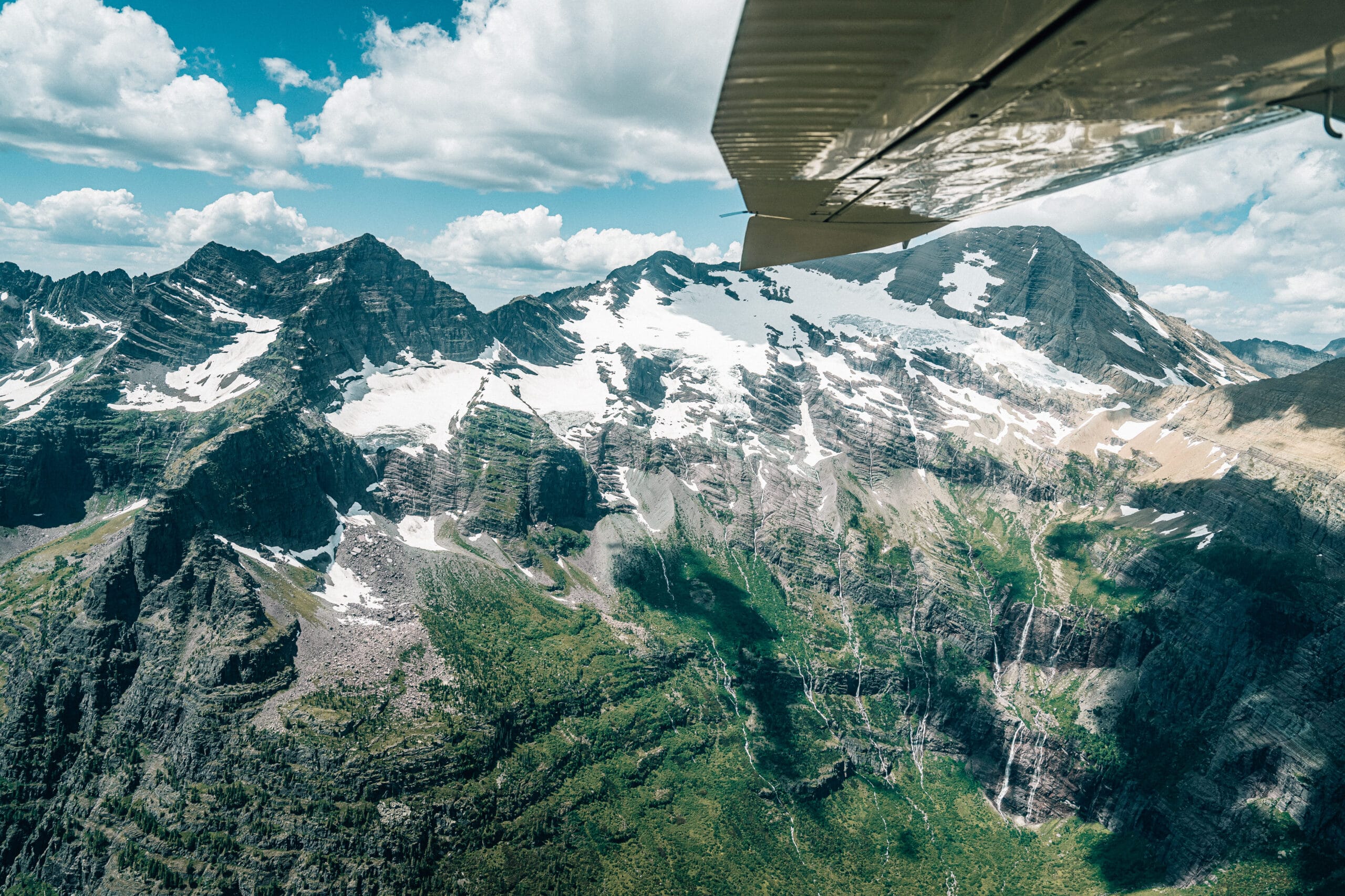 Glacier National Park Airplane Tour